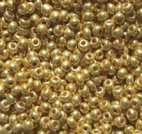 50g 6/0 Metallic Gold Seed Beads